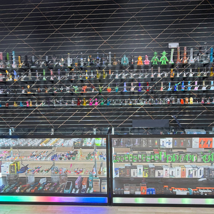 Glass art display
